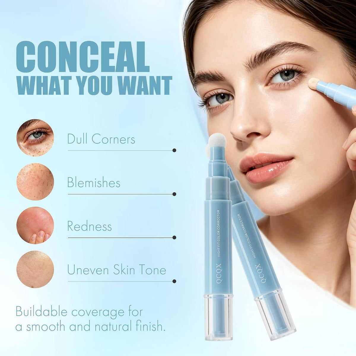 QCQX Dual-effect Concealer Pen
