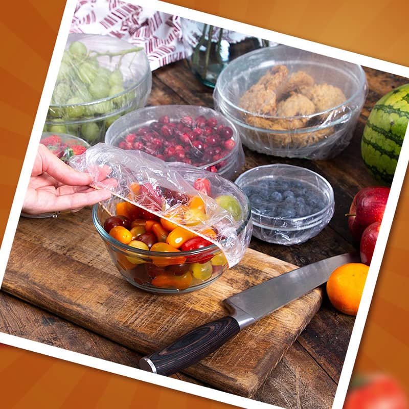🍱 Disposable Stretch Food Covers