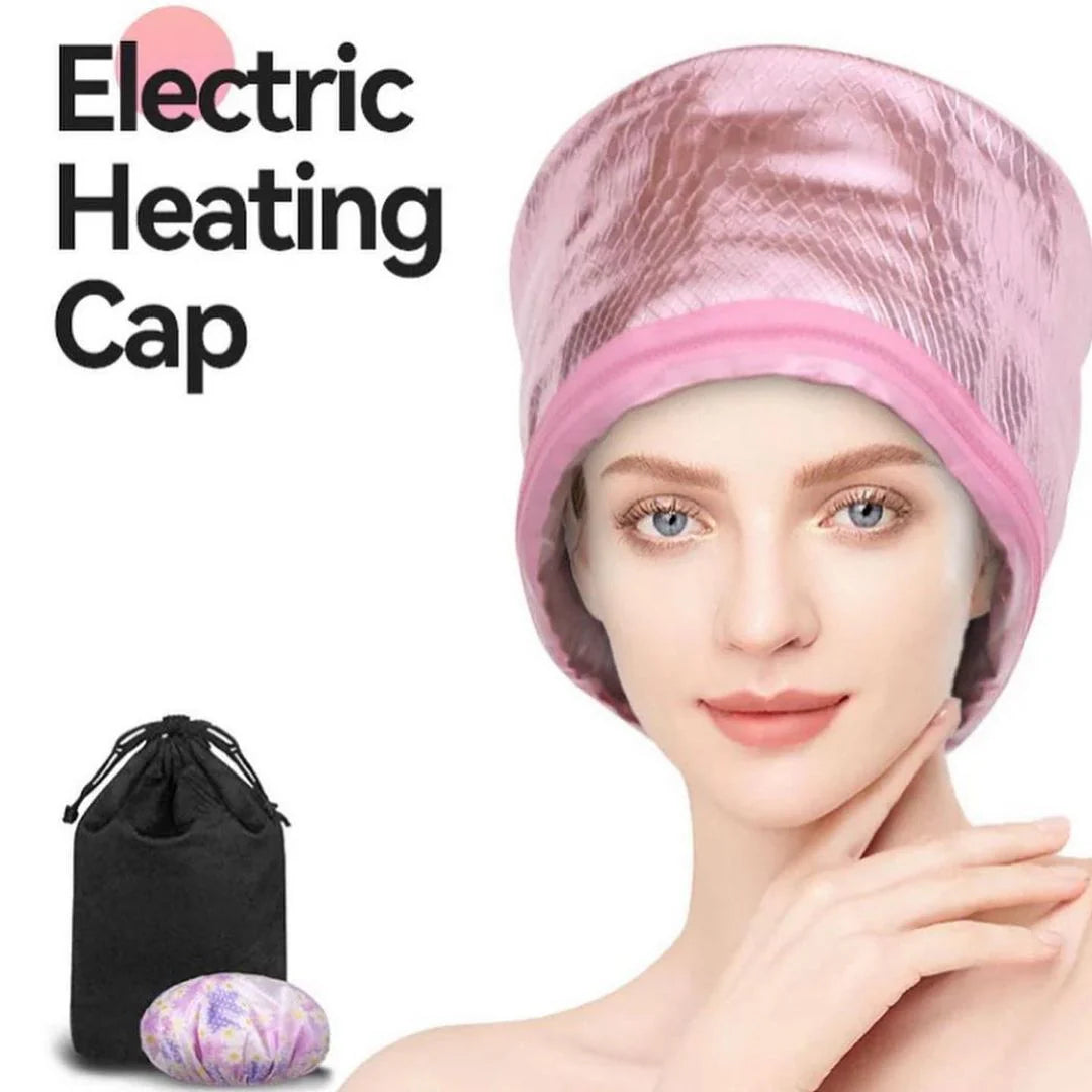 Electric Thermal Hair Steamer Cap for Hair SPA Massager