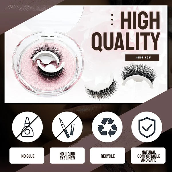 Self-Adhesive Reusable False Eyelashes