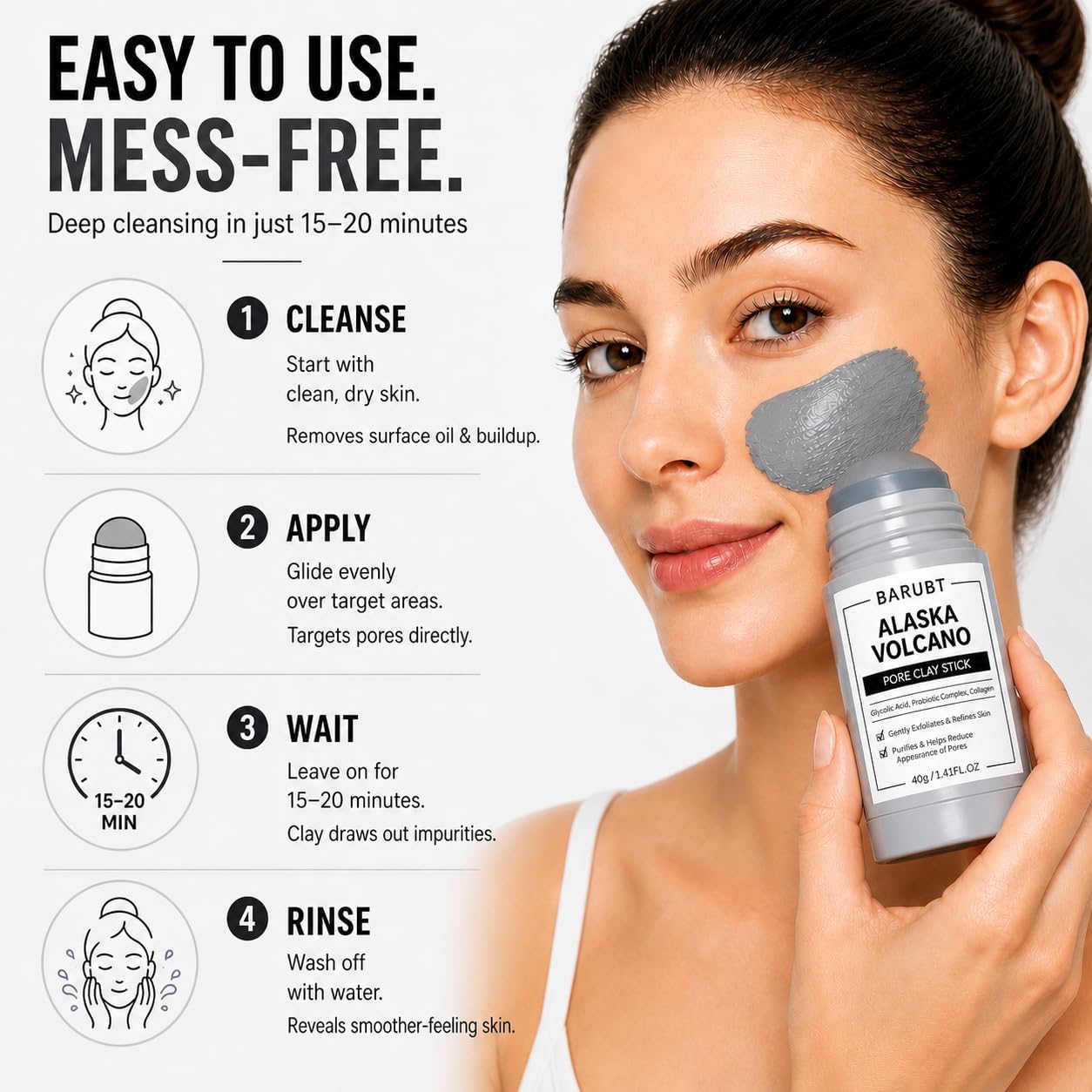 Volcano Pore Clay Stick