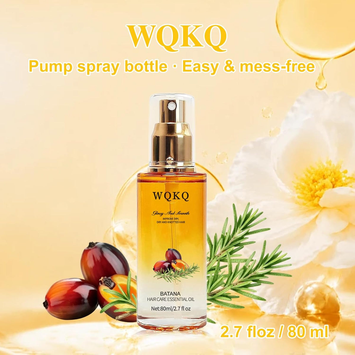 WQKQ Batana Herbal Hair Oil