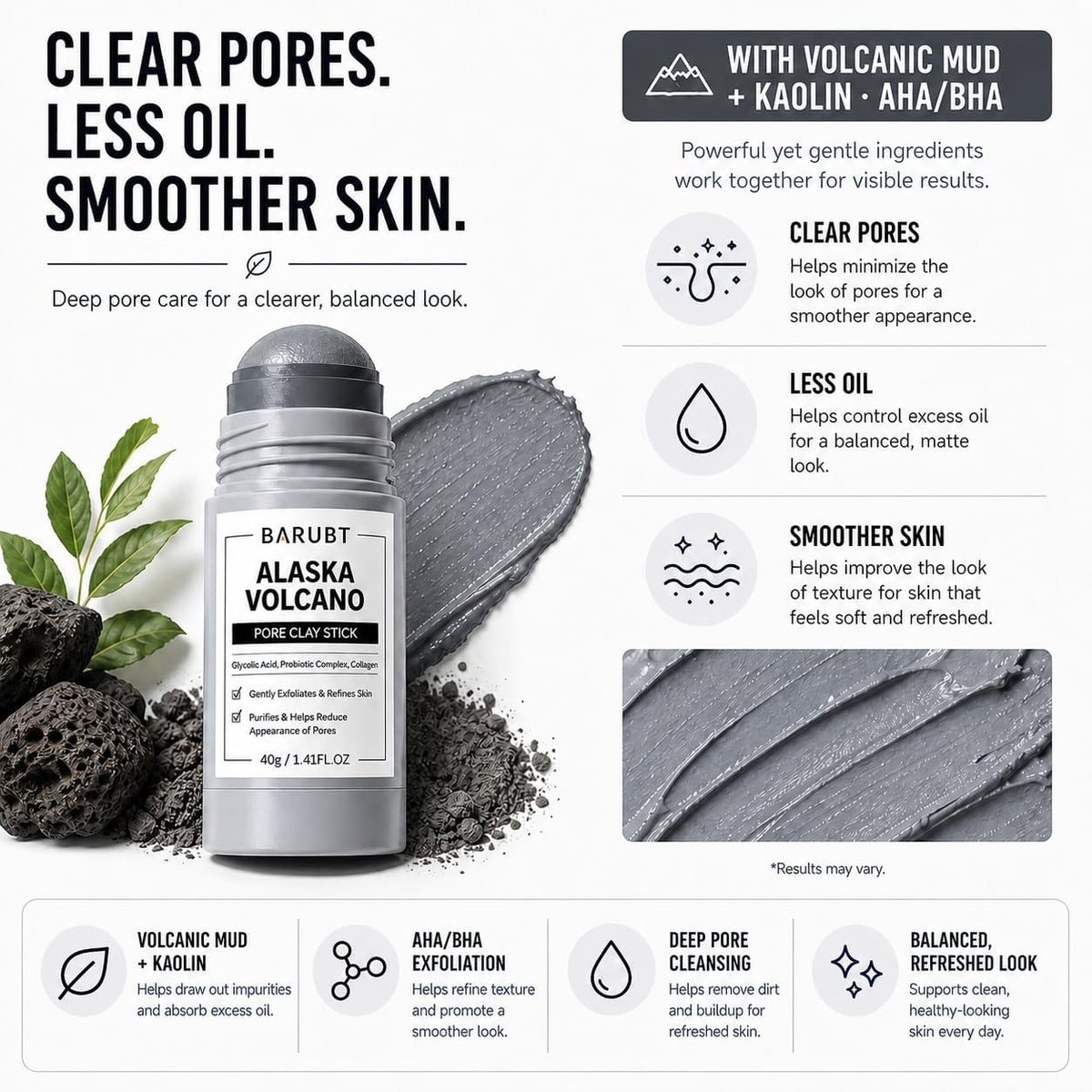Volcano Pore Clay Stick