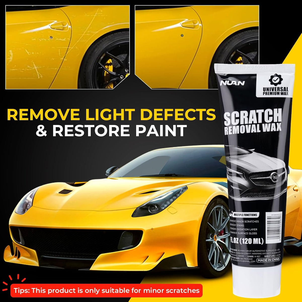 NUAN Car Scratch Removal Wax