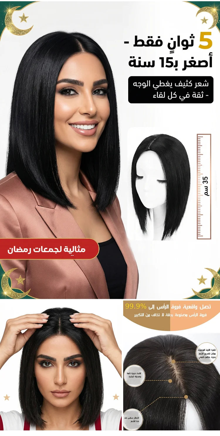 100% Natural Hair Extension – Ultra-Thin & Natural Looking