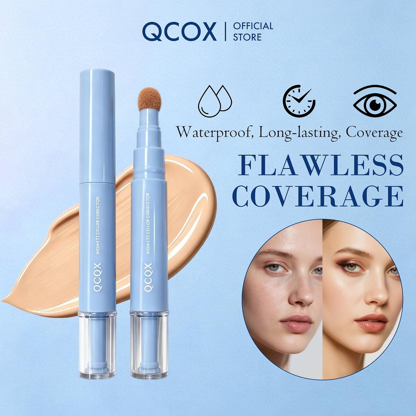 QCQX Dual-effect Concealer Pen