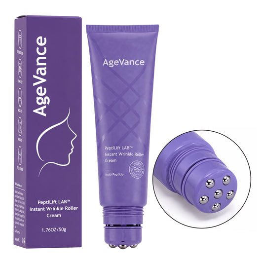 AgeVance Neck Firming Cream with Roller Massage