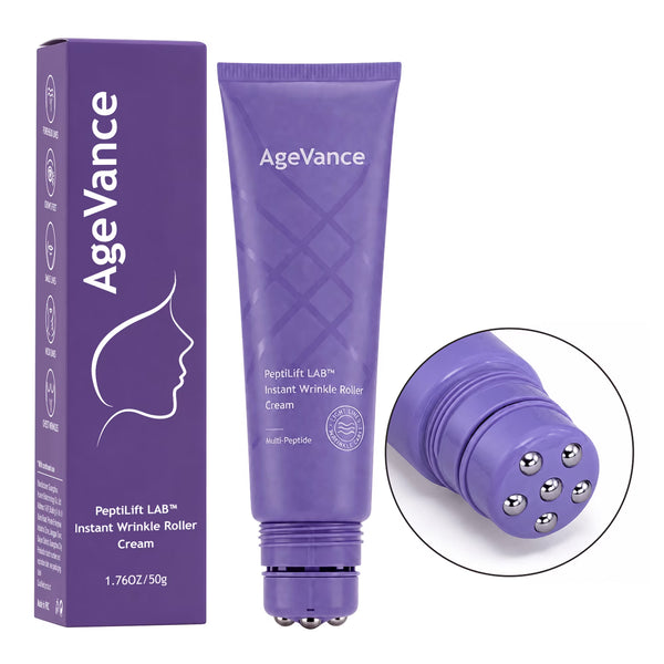 AgeVance Neck Firming Cream with Roller Massage