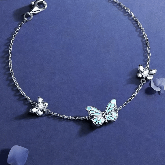 Dream Blue Butterfly Bracelet