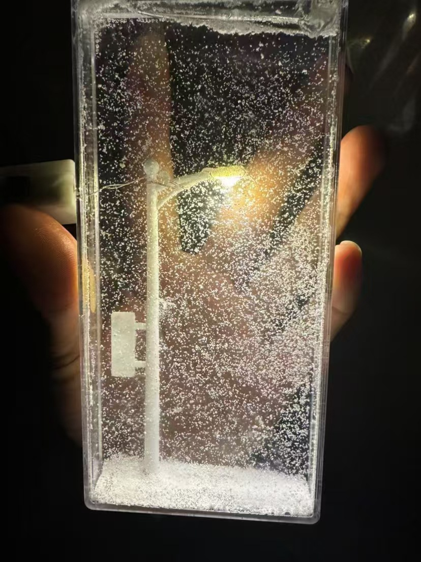 Romantic LED Night Light – Mini Snow Scenery Lamp