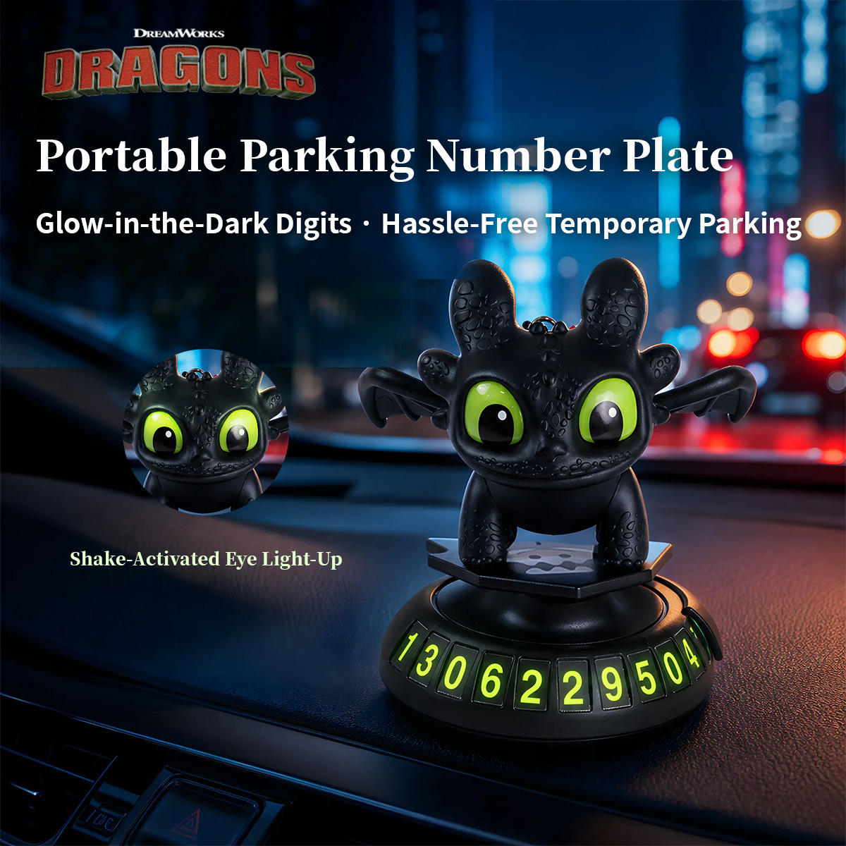 Night Fury Car Dashboard Companion