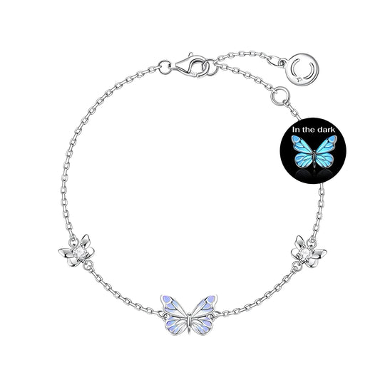 Dream Blue Butterfly Bracelet