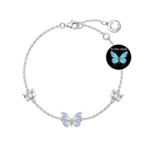 Dream Blue Butterfly Bracelet