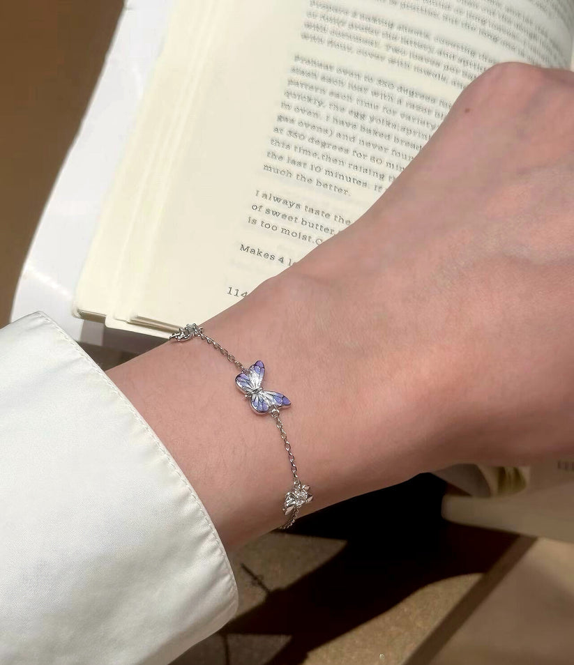 Dream Blue Butterfly Bracelet