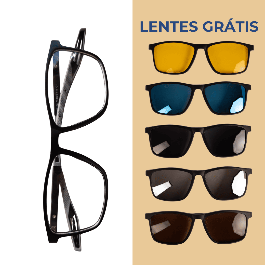 6-in-1 Neo Glasses Compatible with Prescription Lenses