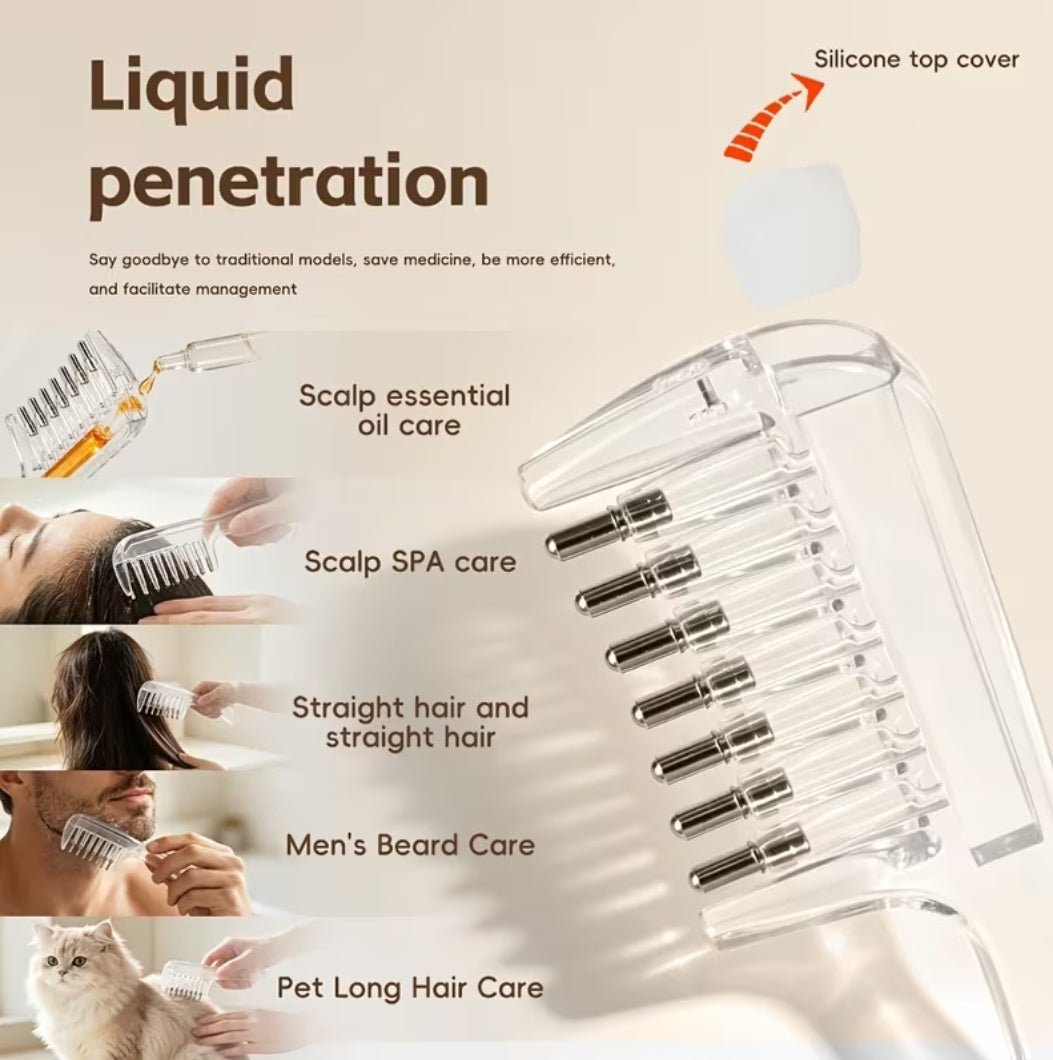 Hair Oil  For Scalp Massager Roller