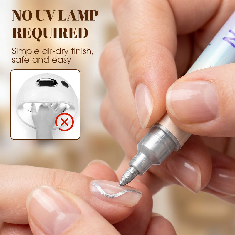 ✨Dual-Tip Nail Art Marker Pen Set