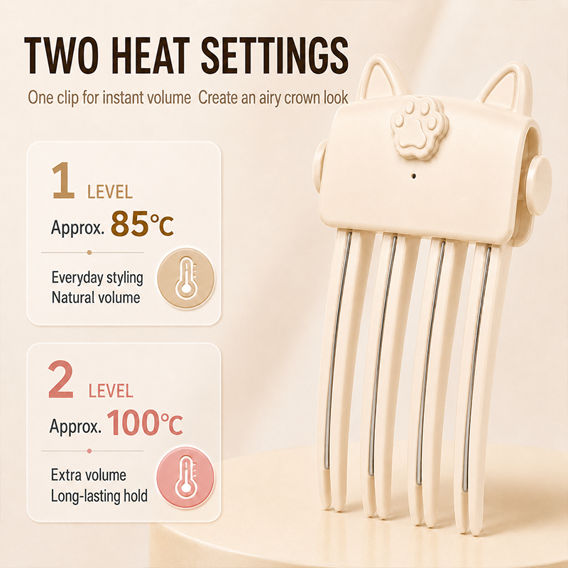 Wireless Heated Root Lift Clip