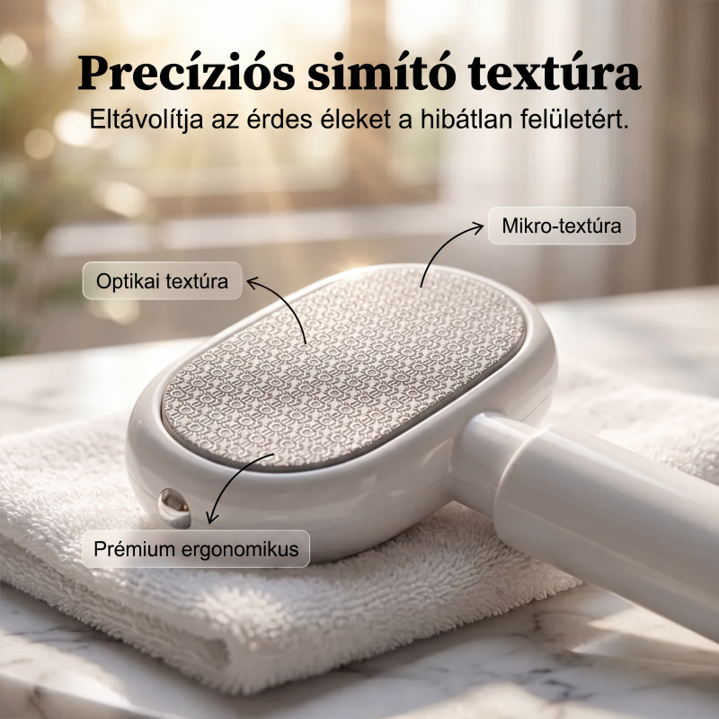 🦶 Double-sided foot scraper for removing calluses.