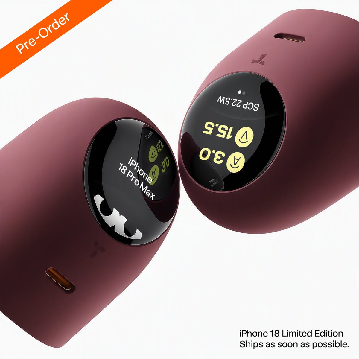 🔋 TORRAS FlashEye-Dot Smart Display Charger — 45W