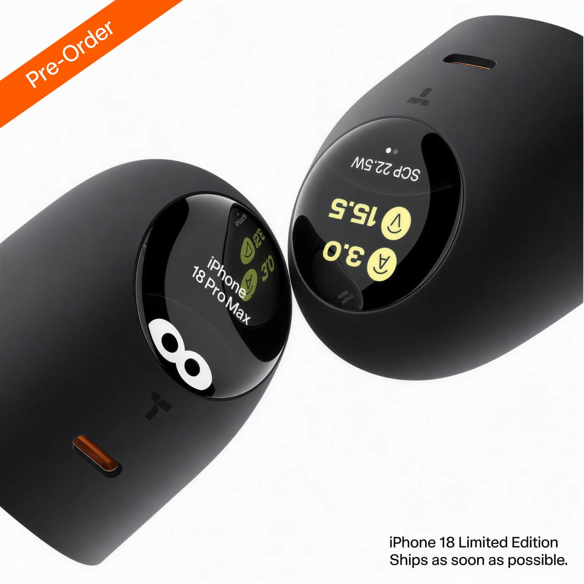 🔋 TORRAS FlashEye-Dot Smart Display Charger — 45W
