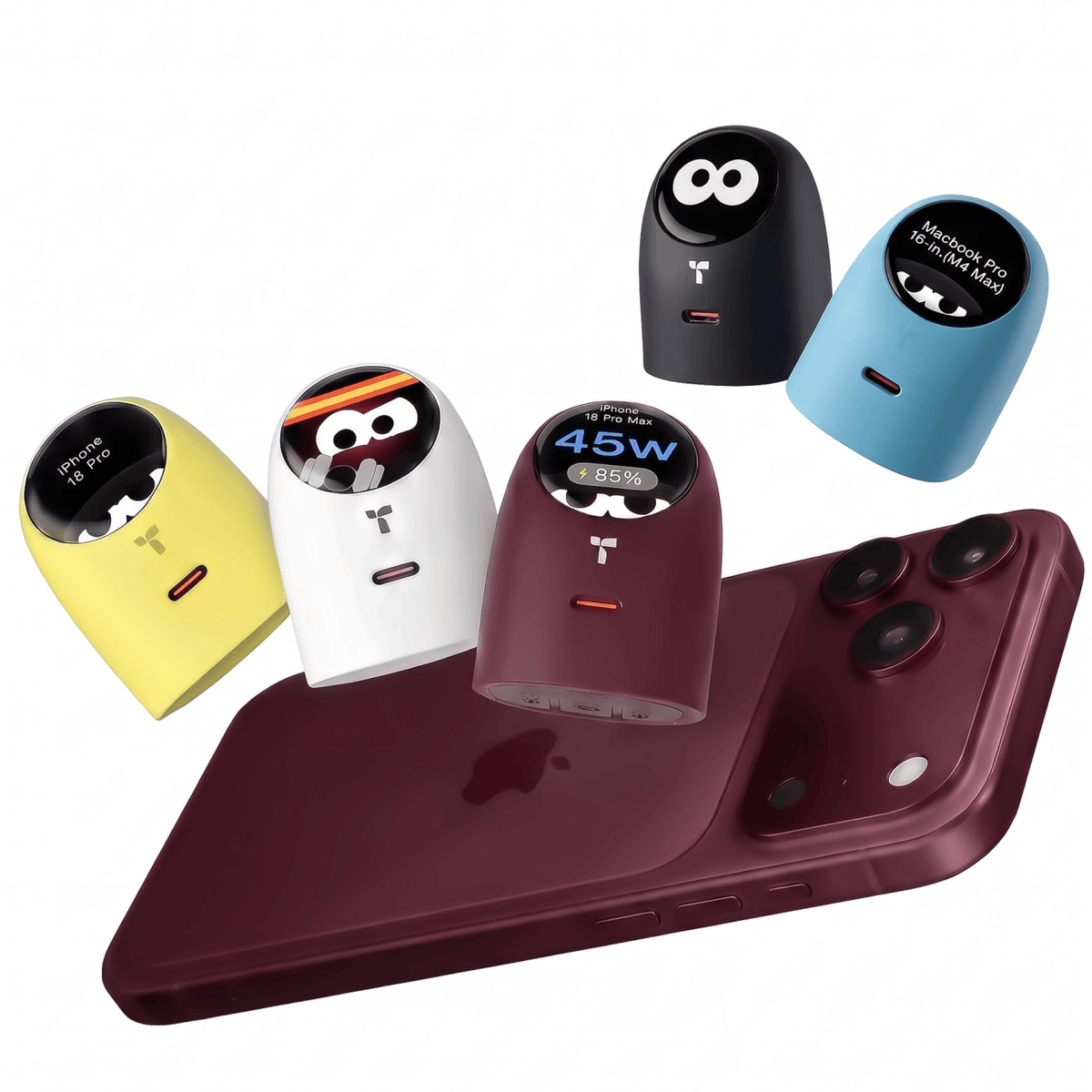 🔋 TORRAS FlashEye-Dot Smart Display Charger — 45W