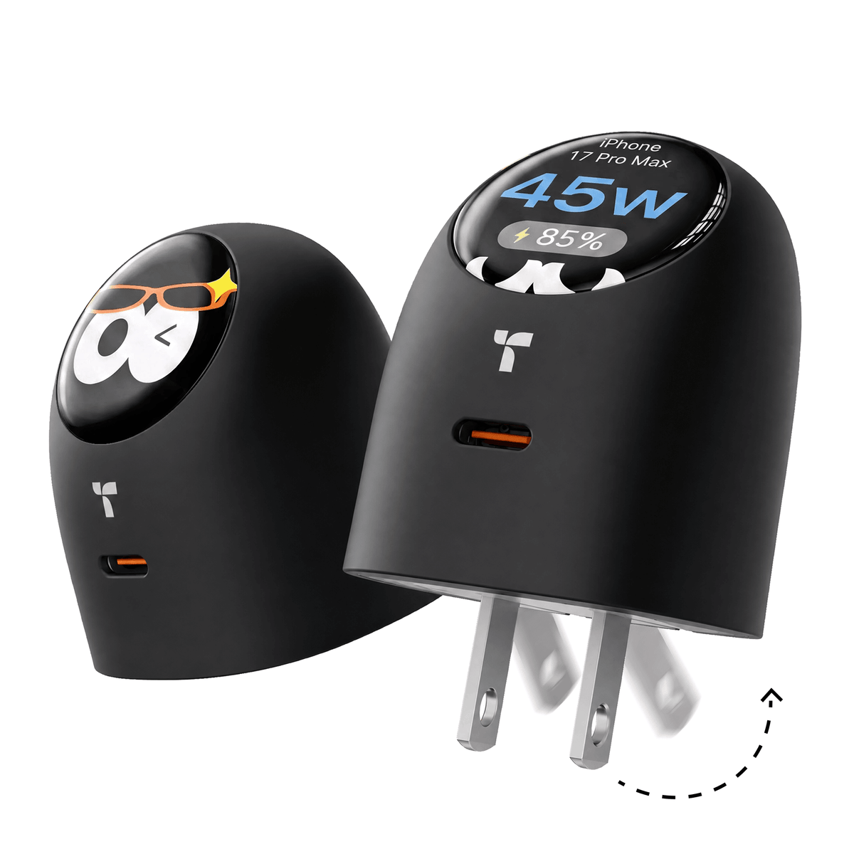🔋 TORRAS FlashEye-Dot Smart Display Charger — 45W